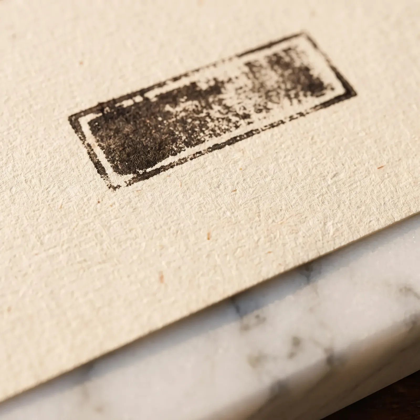 Stamp and label grain