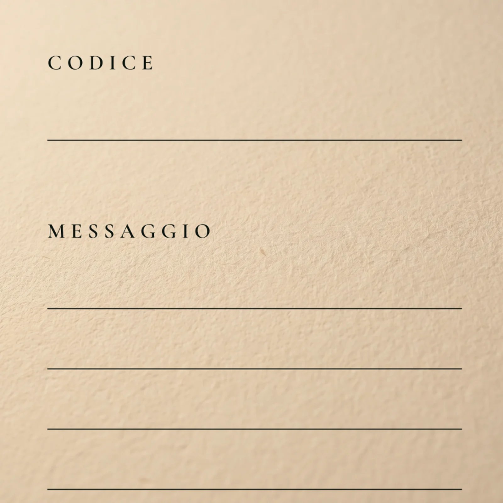 Code and message lines