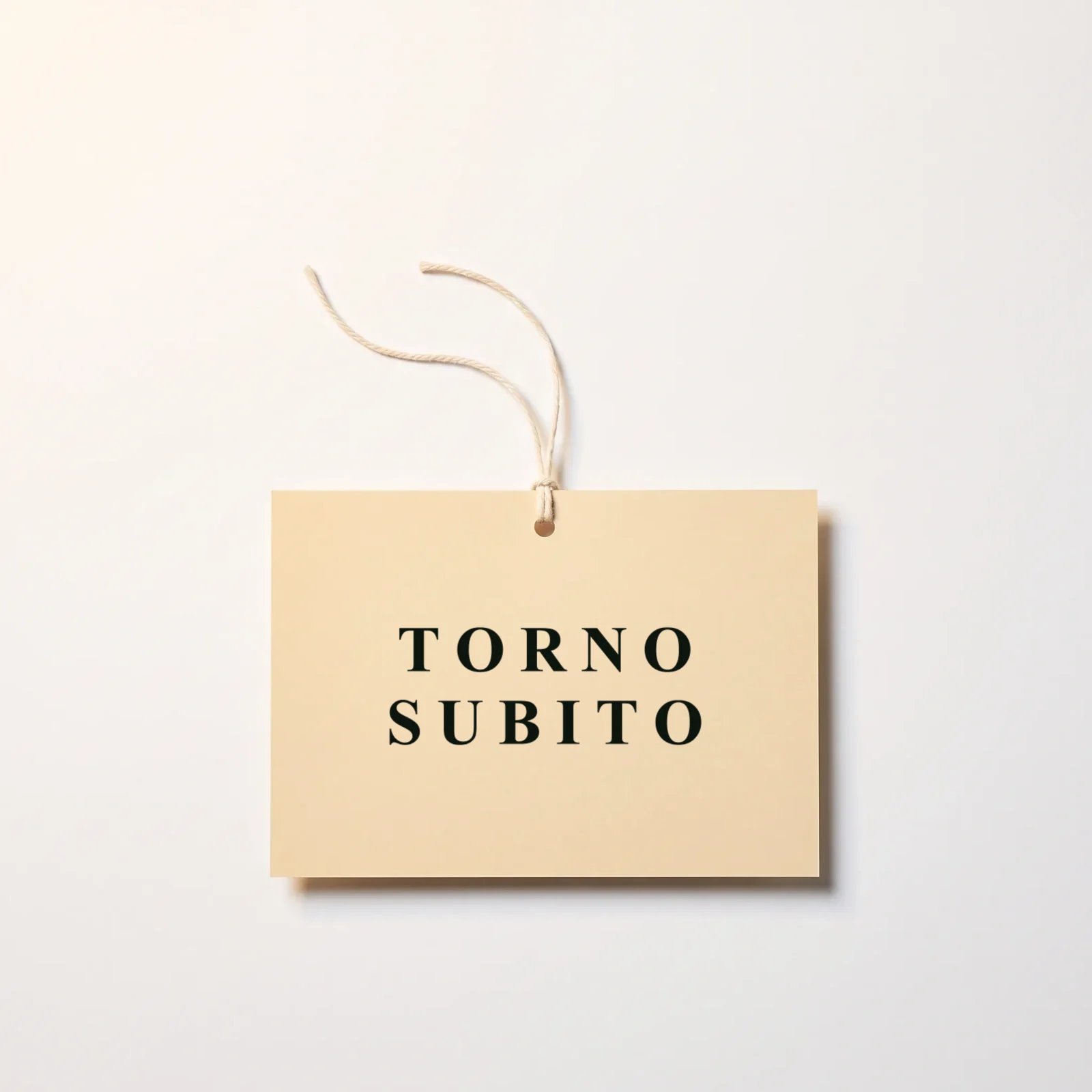 Torno subito
